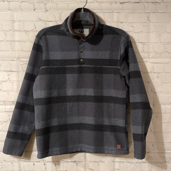 John Wayne plaid fleece pullover in size small - Picture 1 of 5